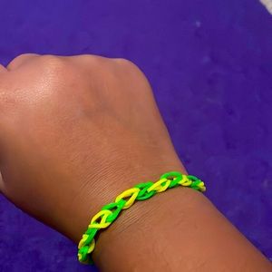 I am selling bracelets, rainbow loom they can be used for friendships